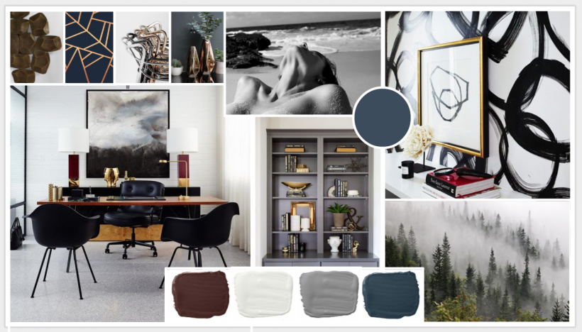 Гостиная американская Неоклассика