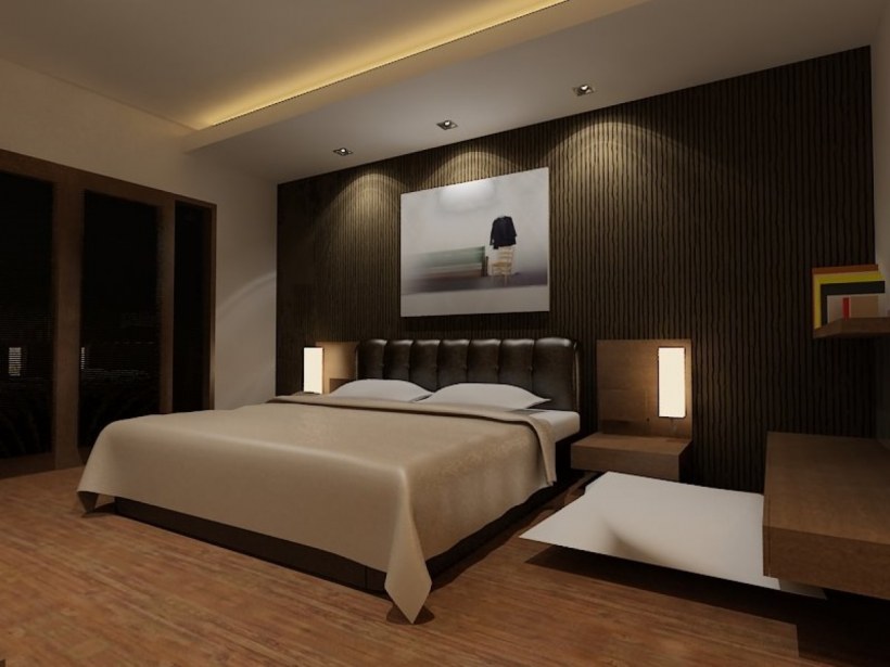 Освещение хозяйской спальни