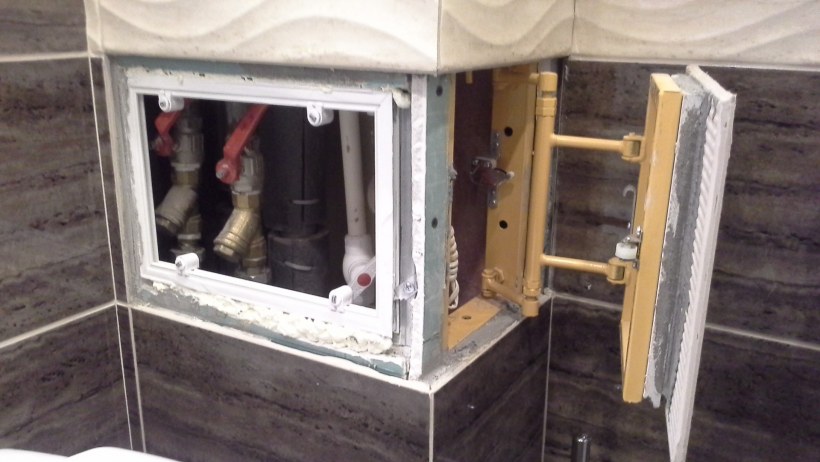 Люк скрытого монтажа под плитку