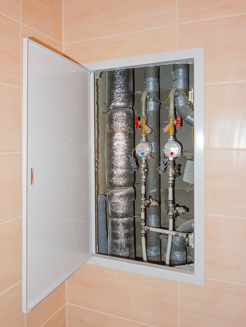 Люк для сантехнического шкафа 300х1000