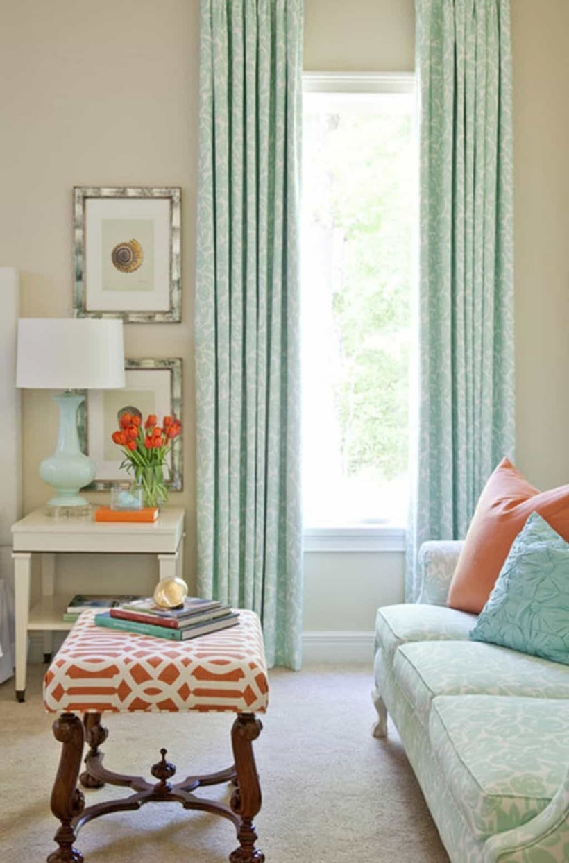 Шторы пастельных тонов