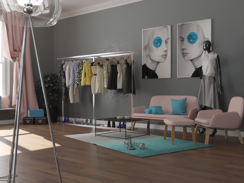 Интерьер шоу рума