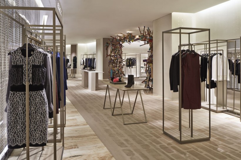 Бутик одежды интерьер