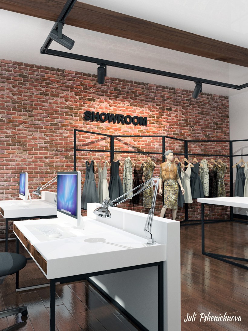 Бутик в стиле лофт