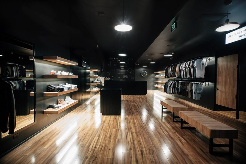 Интерьер магазин одежды мужской стиль