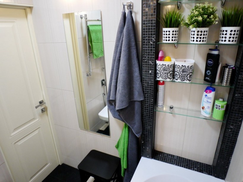 Шкафчики в хрущевской ванной