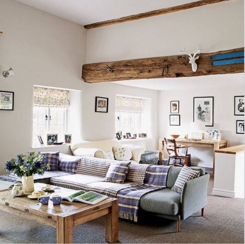 Американский сельский стиль интерьера