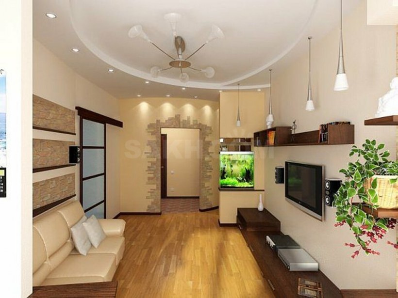 Потолок для увеличения пространства