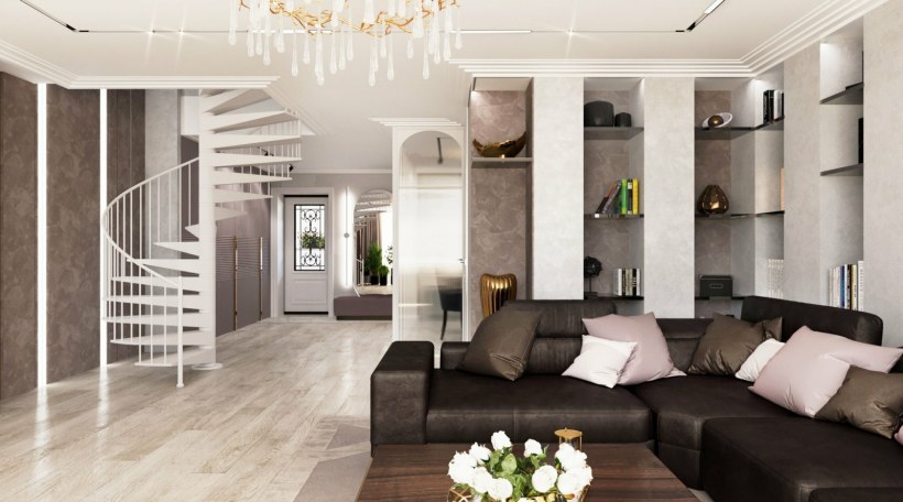 Интерьер из гипсокартона