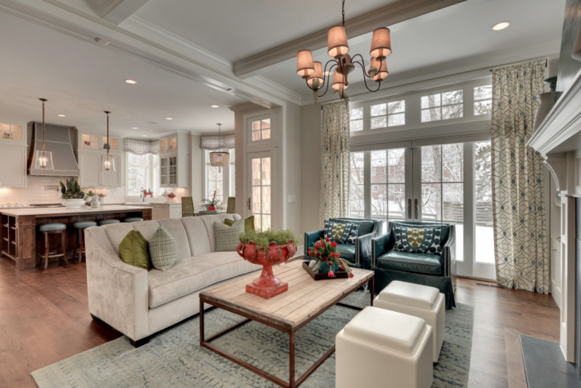 Американский стиль в интерьере