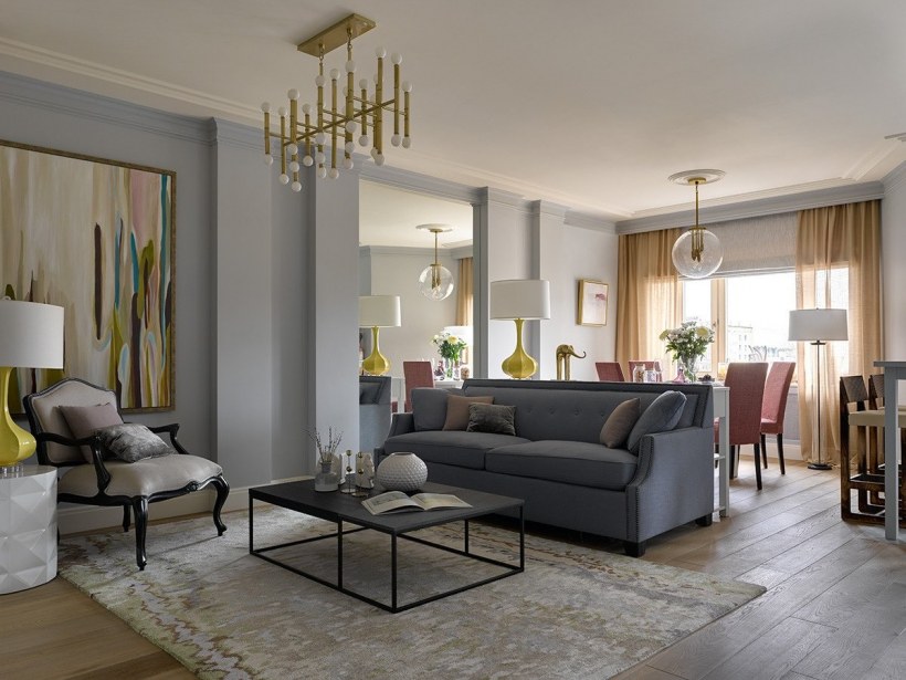 Современный мамериканский интерьер