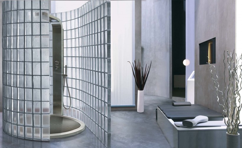 Стеклоблоки Houzz