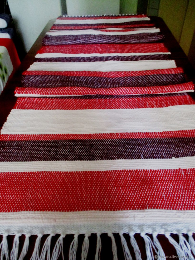 Тканые дорожки