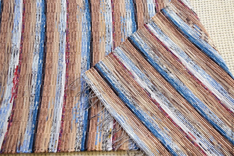 Тканые половики на ткацком станке