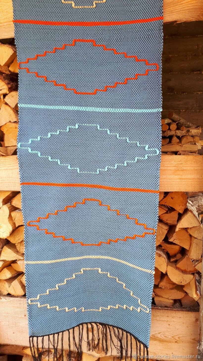 Тканые коврики из ткани