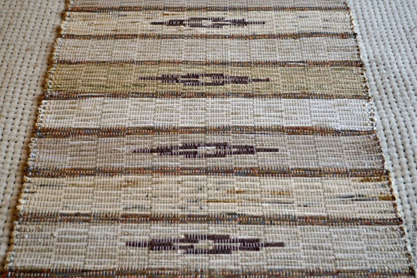 Тканые половики на ткацком станке