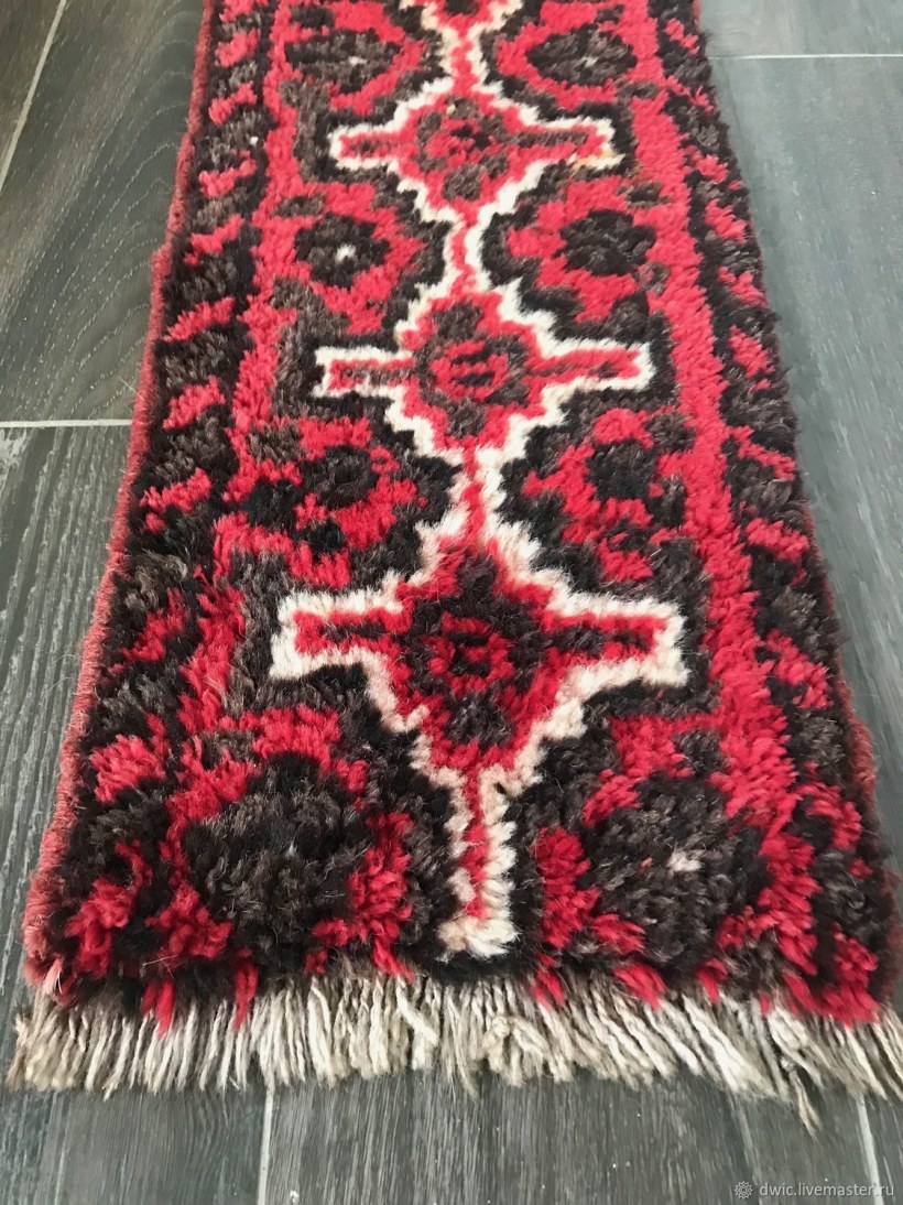 Пакистанский ковёр шерстяной «Kazak Royal» Red-IVR