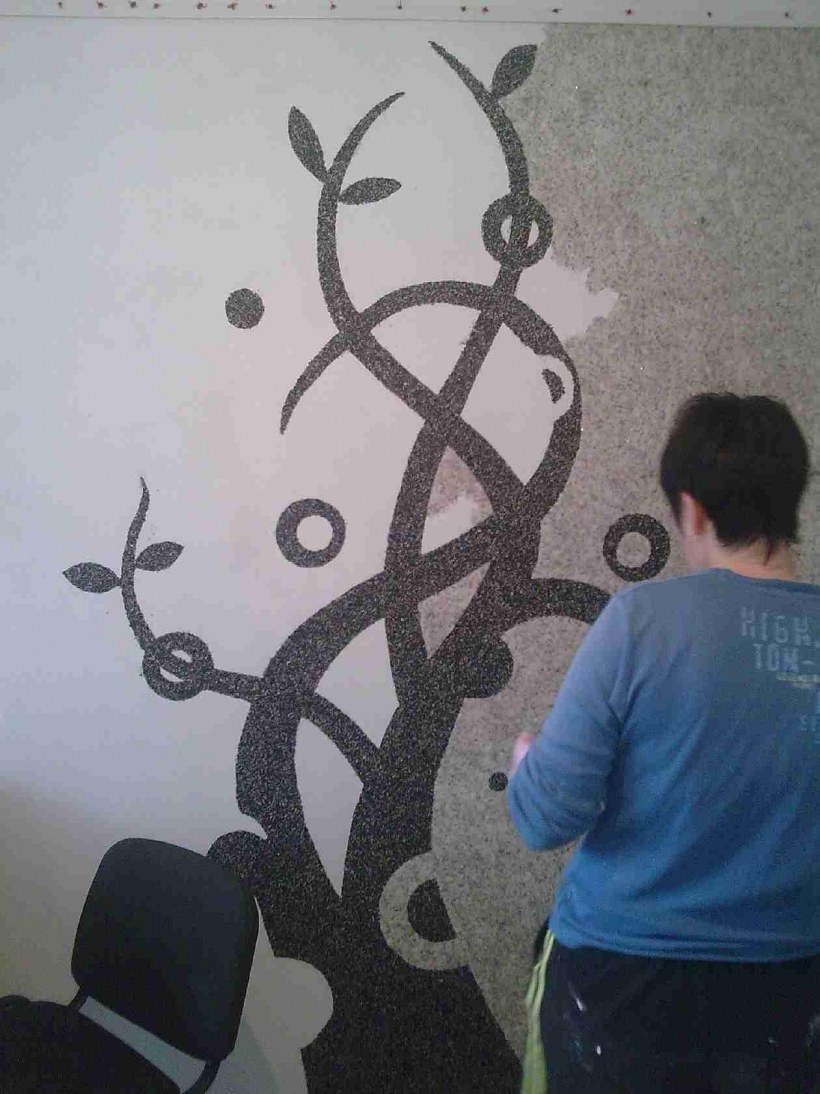 Жидкие обои рисунки