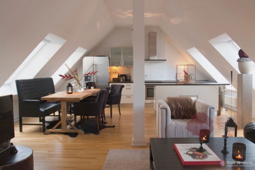 Пентхаус на мансардном этаже