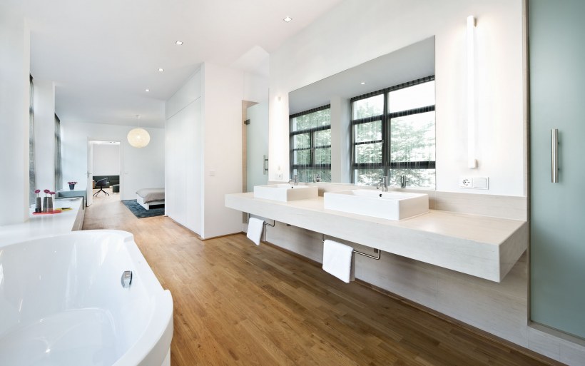 Ванная лофт фото