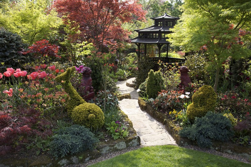 Япония Тенистый парк