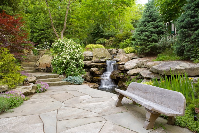 Каменный сад натуральный камень сад