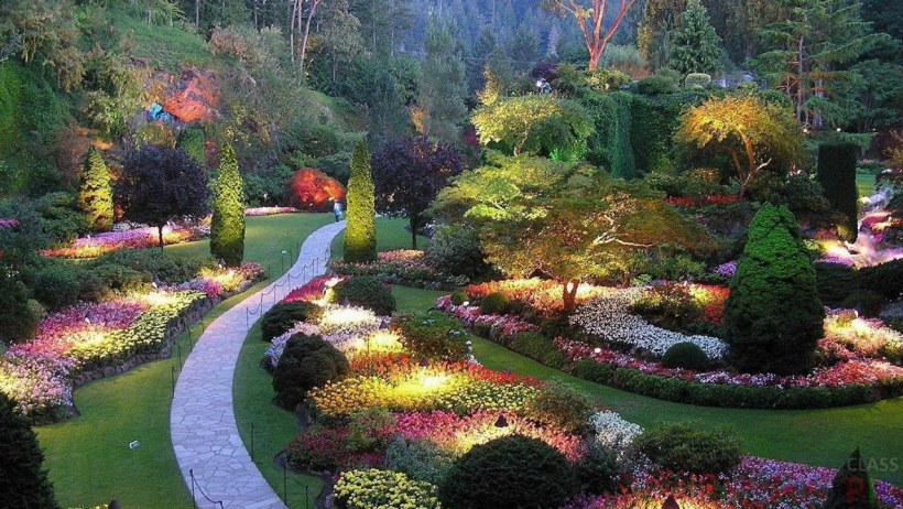 "Сады Бутчартов (the Butchart Gardens) Ванкувер, Канада