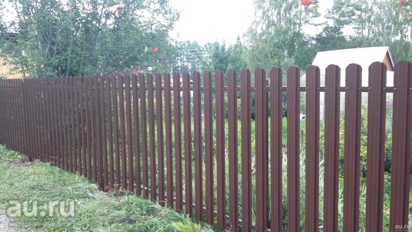 Забор из штакета 1.35