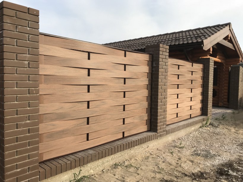 Забор ДПК плетенка