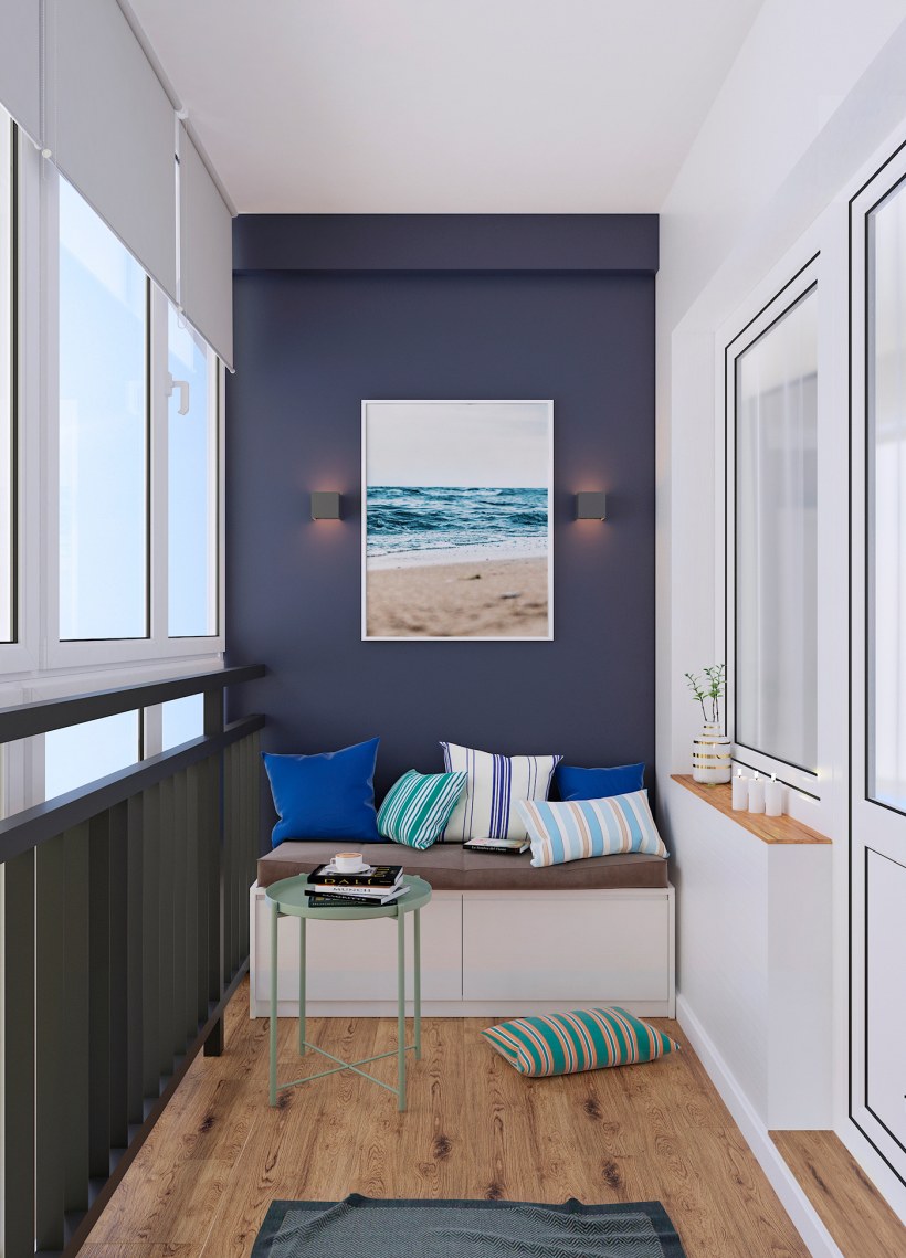 Лоджия в стиле Минимализм