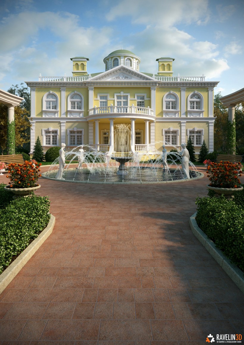 Резиденция особняк усадьба в классическом стиле