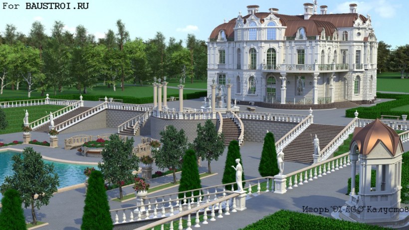 Проект маленького дворца