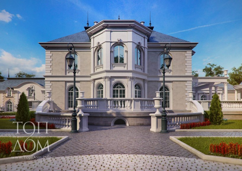 Барокко загородный дом в стиле Барокко