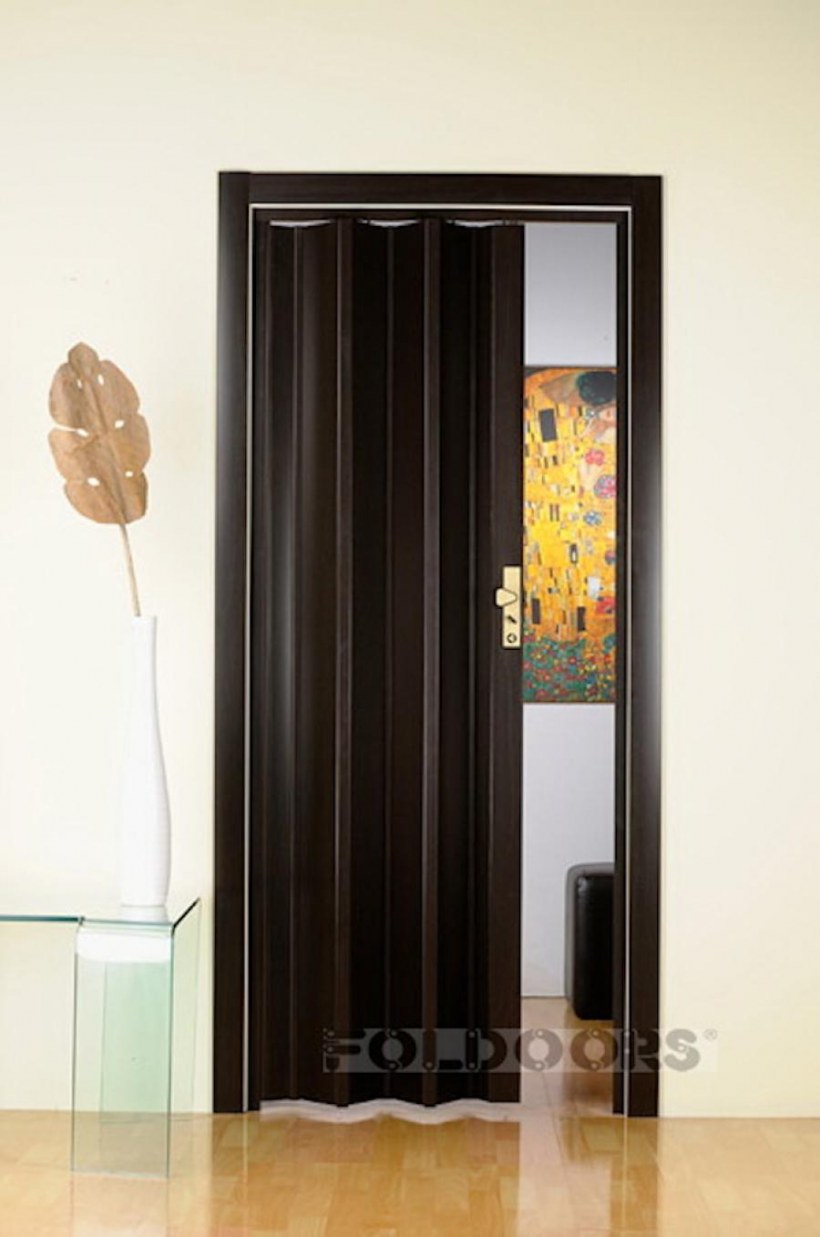 Межкомнатная дверь гармошка Wenge