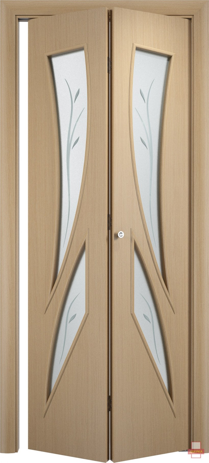 Складные двери межкомнатные Верда