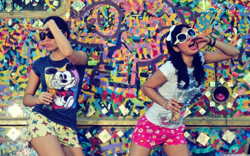 Яркая фотосессия для подростка