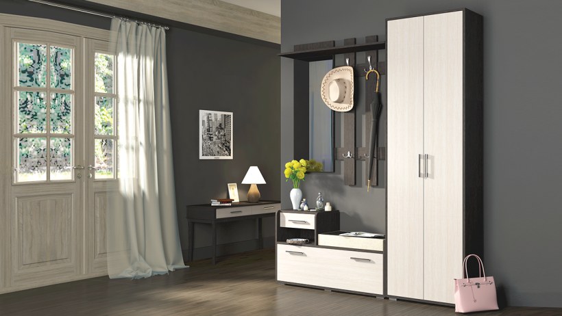 Прихожая дуб белфорт венге ТРИЯ