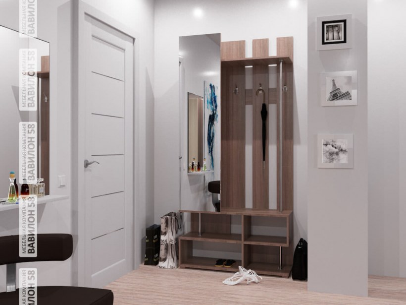 Прихожая с зеркалом Лас-Вегас