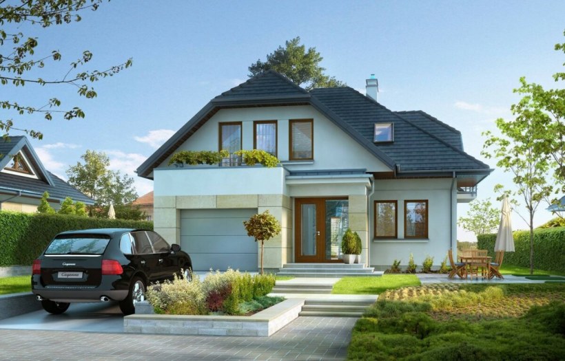 Дом с гаражом