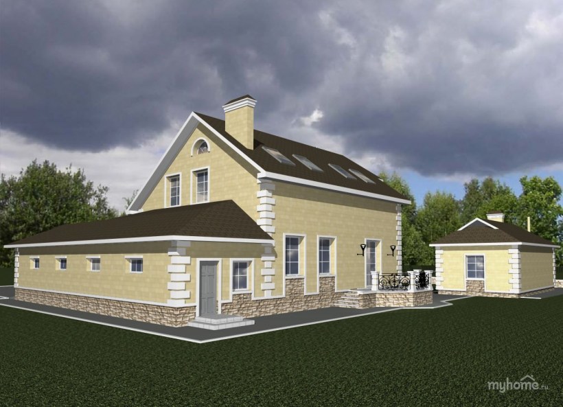 Z500 проекты двухэтажных домов с террасой