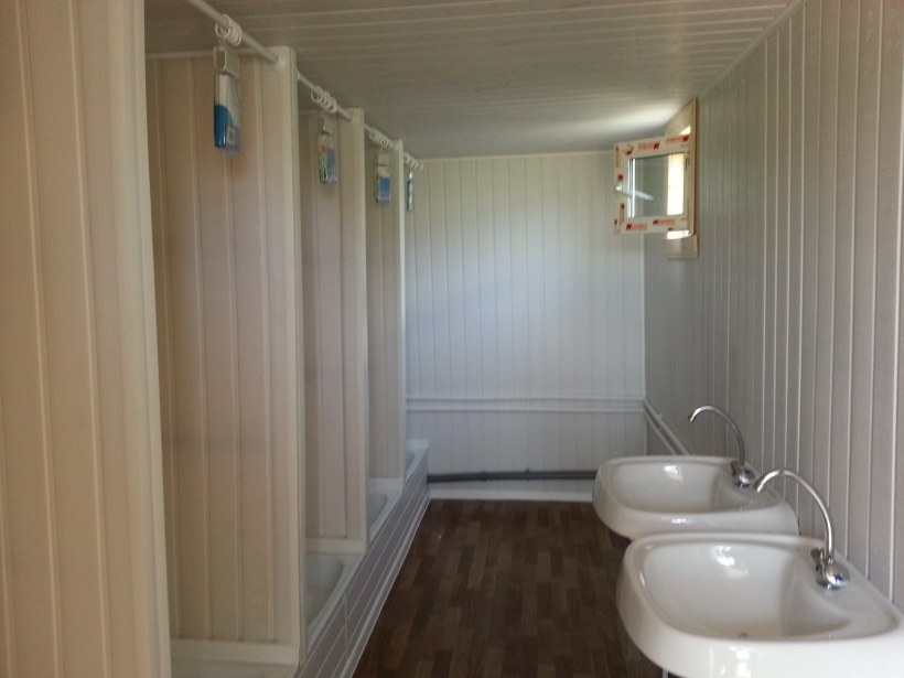 Ванна в стиле лофт душ