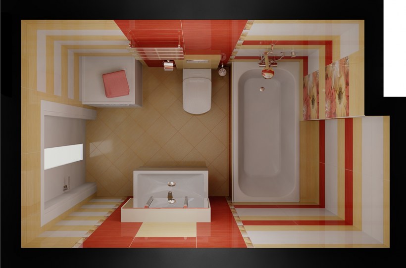 Планировка ванной 1.8х1.8