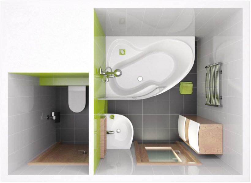 Планировка ванной комнаты 150х170