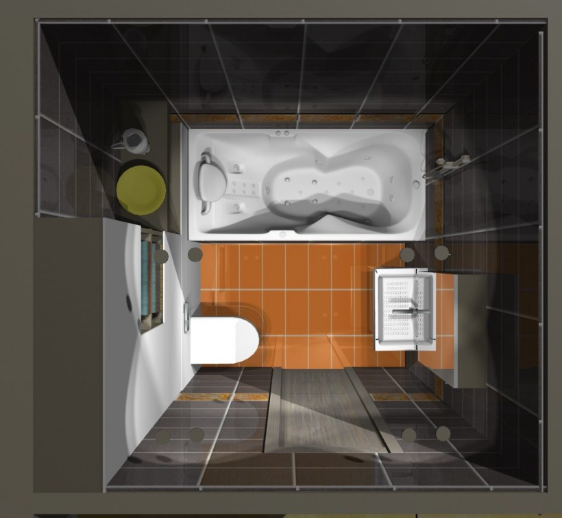 Ванная комната сверху