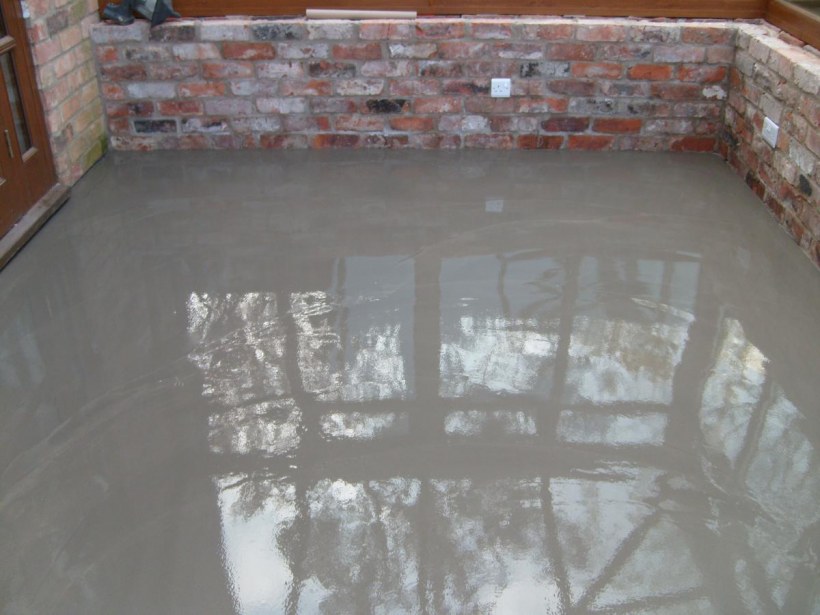 Декоративная стяжка пола