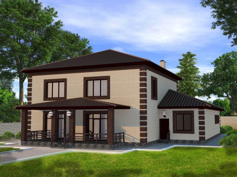 Одноэтажный и двухэтажный дом