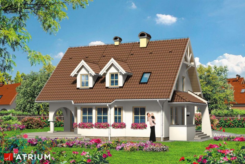 Микро домик с мансардой