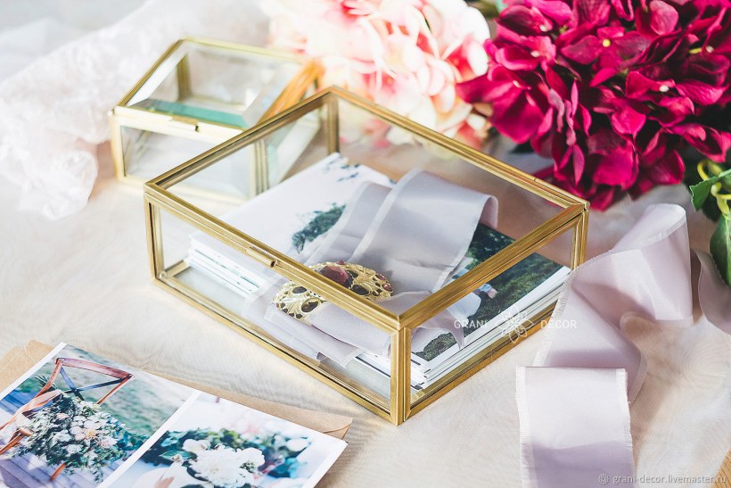 Шкатулка стекло в интерьере