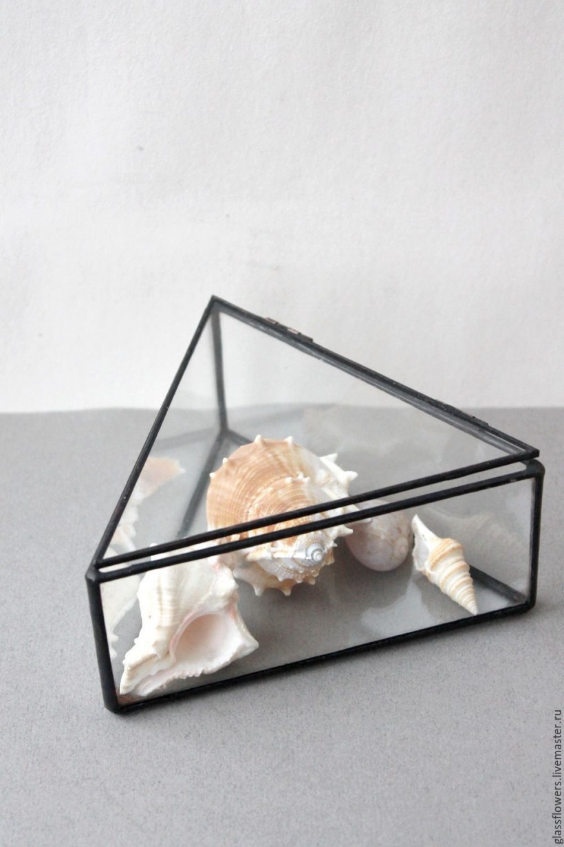 Шкатулка "Карима" стекло 22х15х7,5 см 4519530