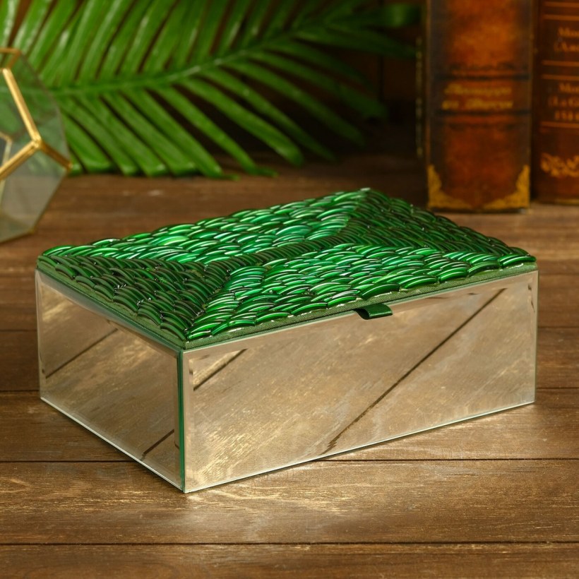 Стеклянная шкатулка wildberies